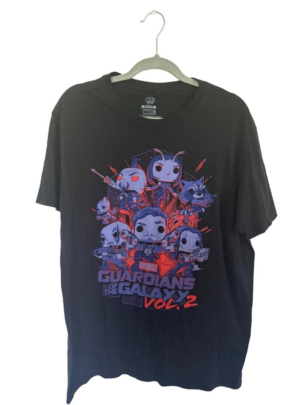 Marvel Guardians of the Galaxy Vol 2 100% cotton t shirt size M